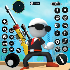 Stickman Sniper Shooting Games MOD