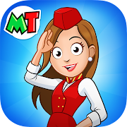 My Town Airport games for kids MOD